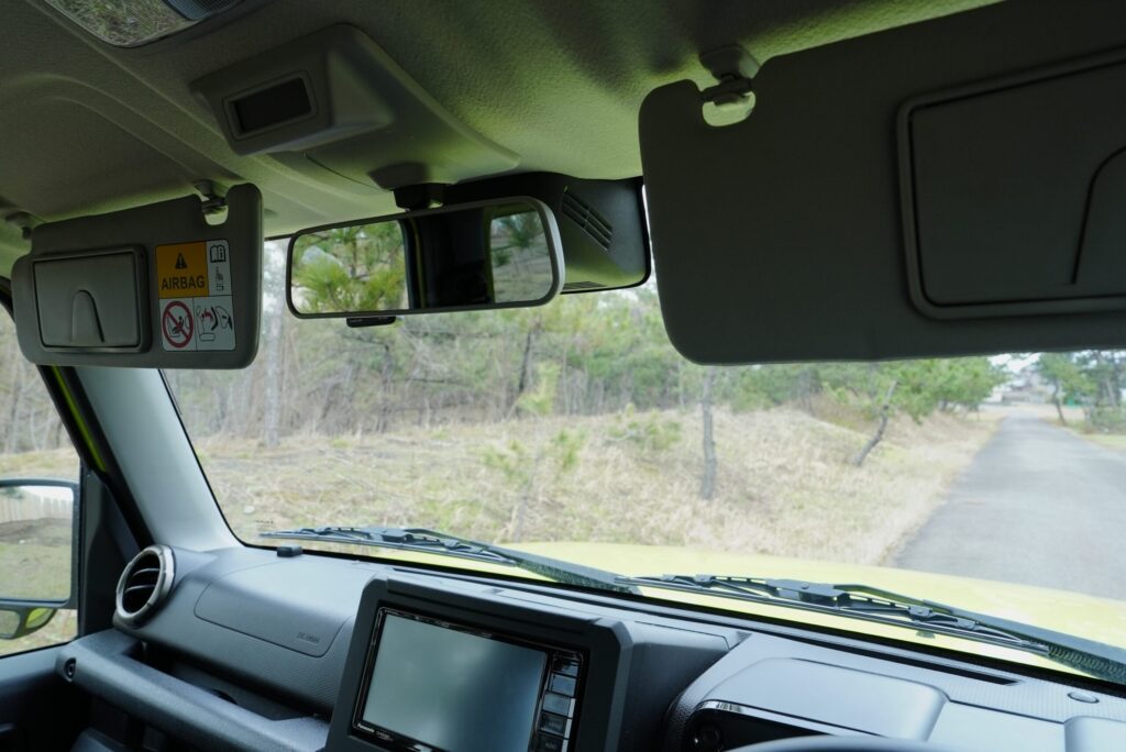 ジムニー LikeOne ショートステー サンバイザー 干渉なし